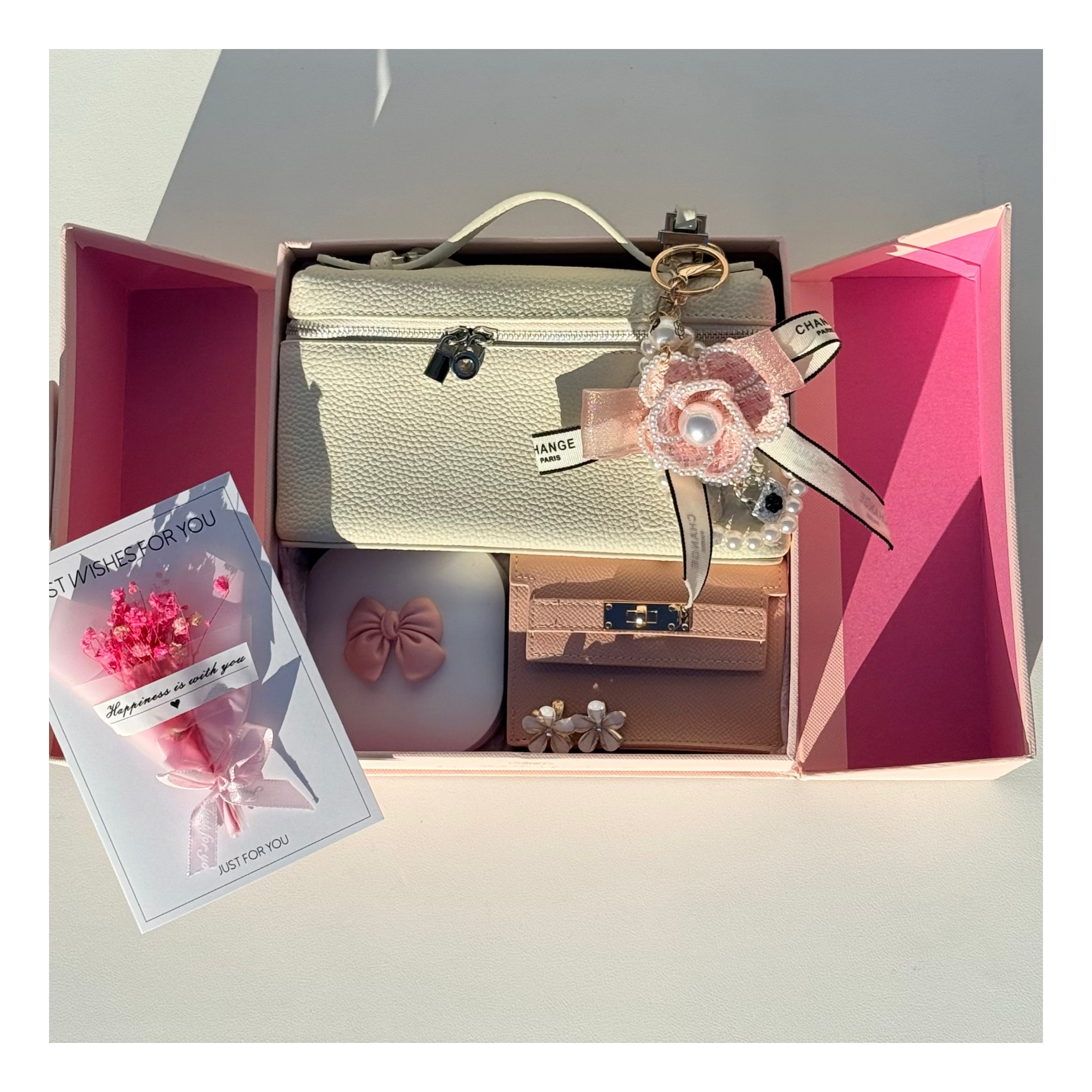 Blush Purple Charm Set