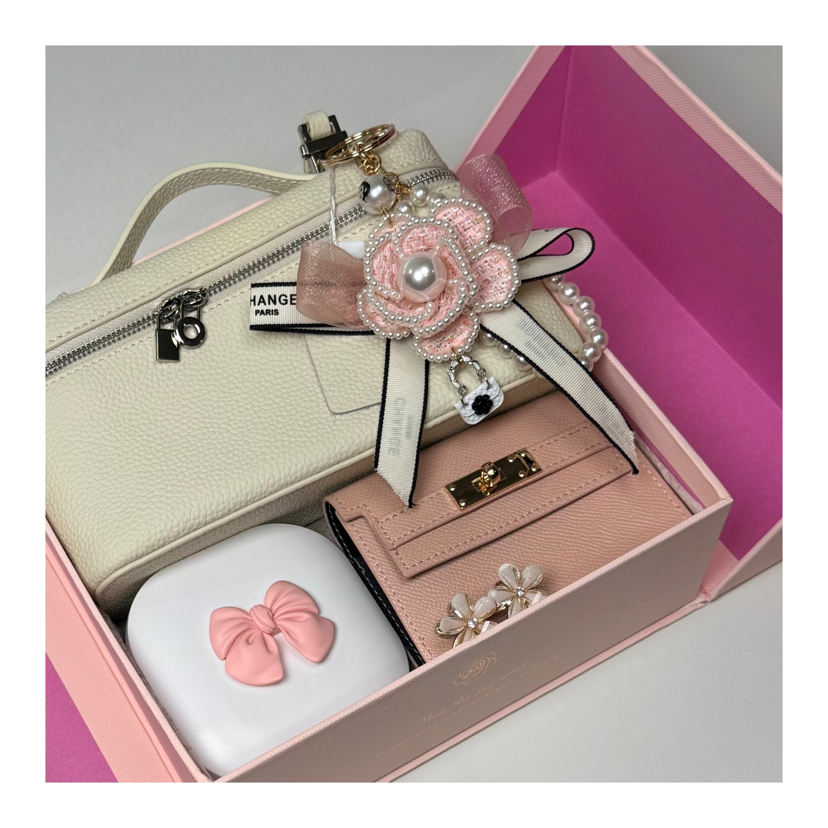 Blush Purple Charm Set