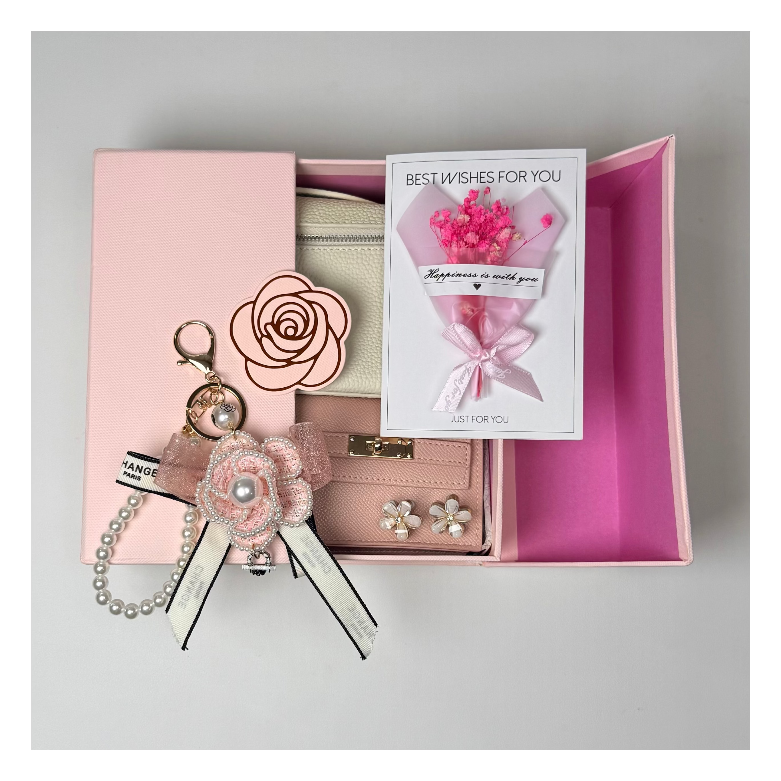 Blush Purple Charm Set